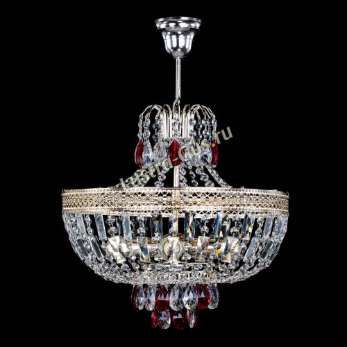 Люстра Венеция Астра №5 красная в Симферополе Гусь Хрустальный