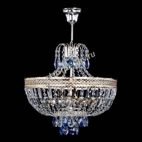 Люстра Венеция Астра №5 синяя в Симферополе Гусь Хрустальный