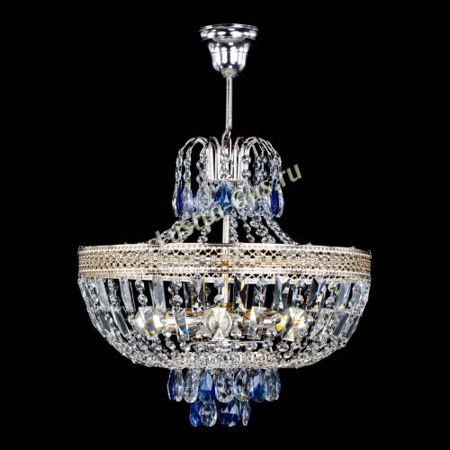 Люстра Венеция Астра №5 синяя в Симферополе Гусь Хрустальный