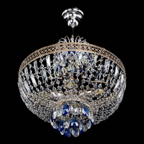 Люстра Венеция Астра №5 синяя в Симферополе Гусь Хрустальный