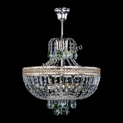 Люстра Венеция Астра №5 зеленая в Симферополе Гусь Хрустальный