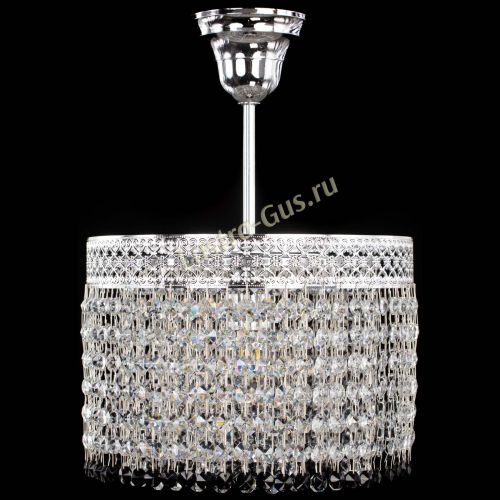 Люстра Венеция Капель №1 с подвесом Черная в Симферополе Гусь Хрустальный