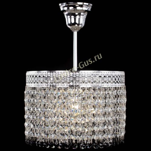 Люстра Венеция Капель №1 с подвесом Черная в Симферополе Гусь Хрустальный