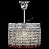 Люстра Венеция Капель №1 с подвесом Красная в Симферополе