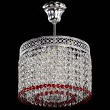 Люстра Венеция Капель №1 с подвесом Красная в Симферополе