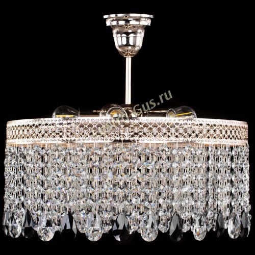 Люстра Венеция Капель журавлик черная в Симферополе Гусь Хрустальный