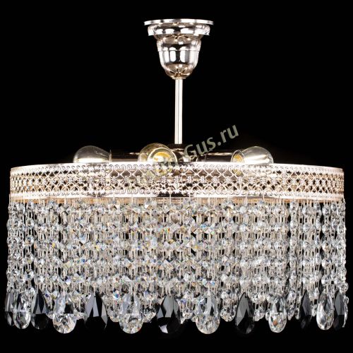 Люстра Венеция Капель журавлик черная в Симферополе Гусь Хрустальный