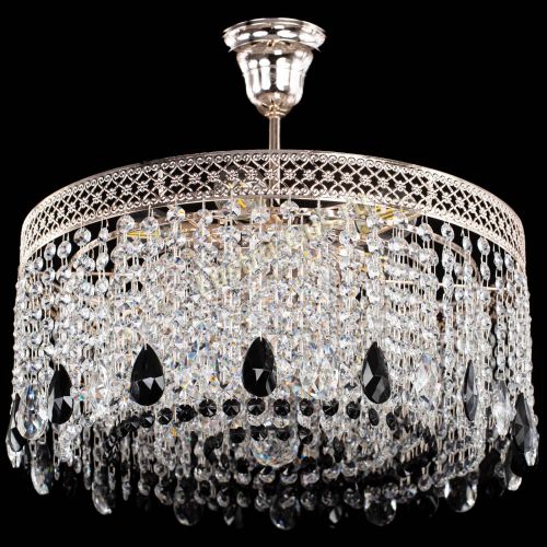 Люстра Венеция Капель журавлик черная в Симферополе Гусь Хрустальный