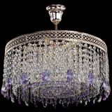 Люстра Венеция Капель журавлик фиолетовая в Симферополе