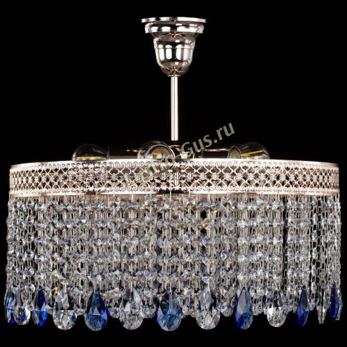 Люстра Венеция Капель журавлик синяя в Симферополе Гусь Хрустальный