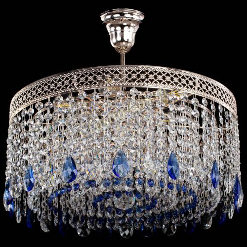 Люстра Венеция Капель журавлик синяя в Симферополе Гусь Хрустальный