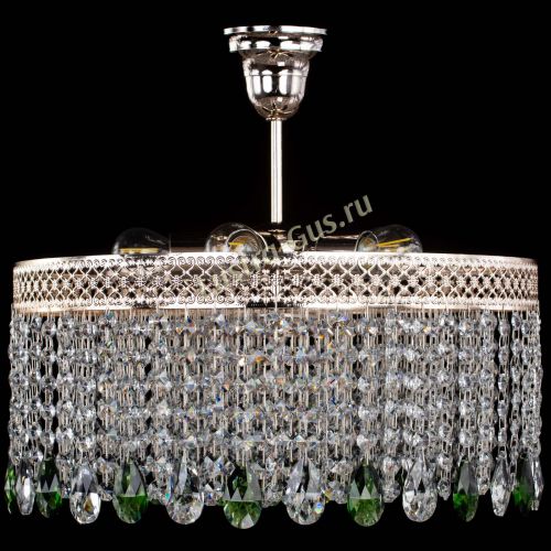 Люстра Венеция Капель журавлик зеленая в Симферополе Гусь Хрустальный