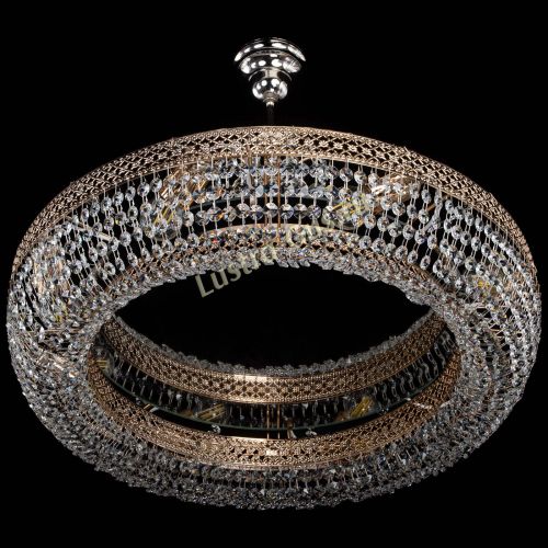 Люстра Венеция Кольцо с подвесом в Симферополе Гусь Хрустальный