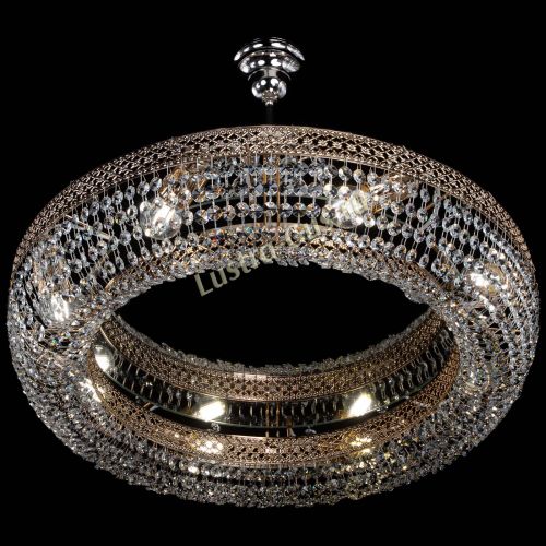 Люстра Венеция Кольцо с подвесом в Симферополе Гусь Хрустальный