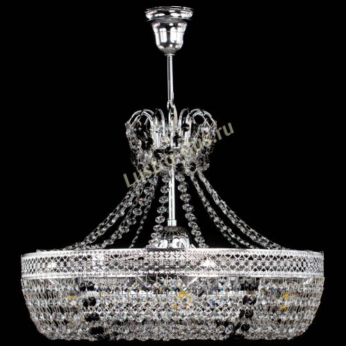 Люстра Венеция Кольцо с подвесом Черная в Симферополе Гусь Хрустальный