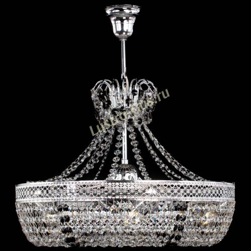 Люстра Венеция Кольцо с подвесом Черная в Симферополе Гусь Хрустальный