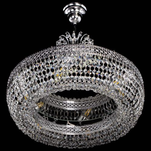 Люстра Венеция Кольцо с подвесом в Симферополе Гусь Хрустальный