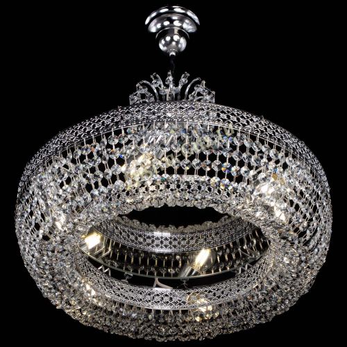 Люстра Венеция Кольцо с подвесом в Симферополе Гусь Хрустальный