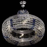 Люстра Венеция Кольцо с подвесом Синяя в Симферополе