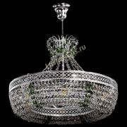 Люстра Венеция Кольцо с подвесом Зеленая