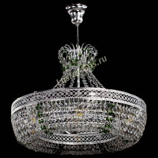  Люстра Венеция Кольцо с подвесом Зеленая