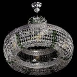 Люстра Венеция Кольцо с подвесом Зеленая в Симферополе