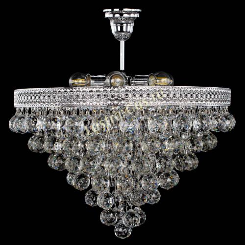 Люстра Венеция Пирамида шар 40 в Симферополе Гусь Хрустальный