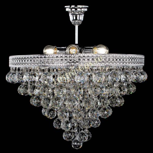 Люстра Венеция Пирамида шар 40 в Симферополе Гусь Хрустальный