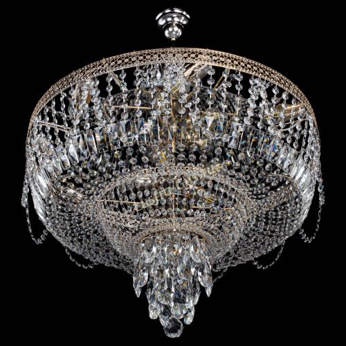 Люстра Венеция Водопад Каскад №13 с подвесом в Симферополе Гусь Хрустальный