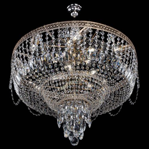 Люстра Венеция Водопад Каскад №13 с подвесом в Симферополе Гусь Хрустальный