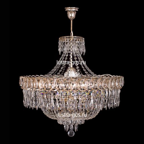 Люстра Водопад перо с подвесом в Симферополе Гусь Хрустальный