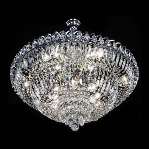 Люстра Водопад с подвесом  в Симферополе Гусь Хрустальный