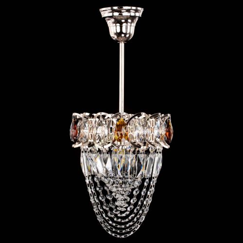 Люстра Водоворот №1 мини с подвесом чайная в Симферополе Гусь Хрустальный