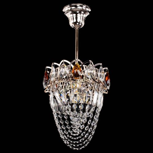 Люстра Водоворот №1 мини с подвесом чайная в Симферополе Гусь Хрустальный