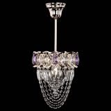 Люстра Водоворот №1 мини с подвесом фиолетовая в Симферополе