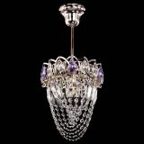 Люстра Водоворот №1 мини с подвесом фиолетовая в Симферополе