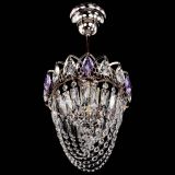 Люстра Водоворот №1 мини с подвесом фиолетовая в Симферополе