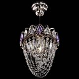 Люстра Водоворот №1 мини с подвесом фиолетовая в Симферополе