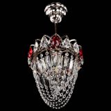 Люстра Водоворот №1 мини с подвесом красная в Симферополе