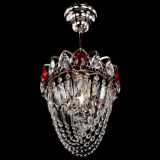 Люстра Водоворот №1 мини с подвесом красная в Симферополе