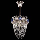 Люстра Водоворот №1 мини с подвесом синяя в Симферополе