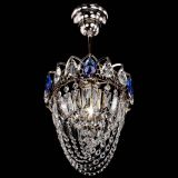 Люстра Водоворот №1 мини с подвесом синяя в Симферополе