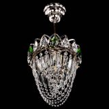 Люстра Водоворот №1 мини с подвесом зеленая в Симферополе