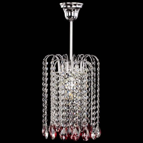 Люстра Зима капель журавлик красная в Симферополе Гусь Хрустальный