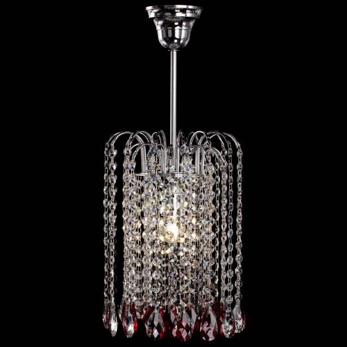 Люстра Зима капель журавлик красная в Симферополе Гусь Хрустальный