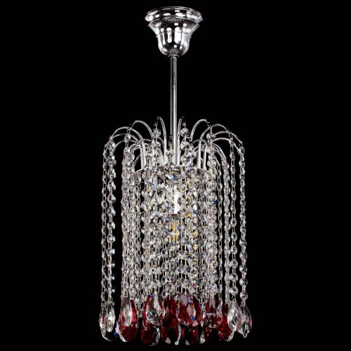 Люстра Зима капель журавлик красная в Симферополе Гусь Хрустальный