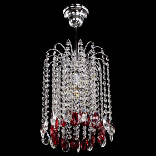 Люстра Зима капель журавлик красная в Симферополе Гусь Хрустальный