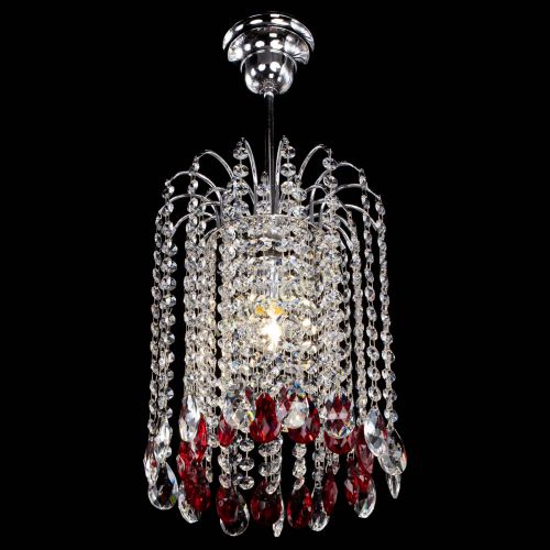 Люстра Зима капель журавлик красная в Симферополе Гусь Хрустальный