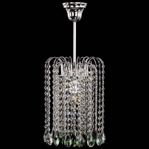 Люстра Зима капель журавлик зеленая в Симферополе Гусь Хрустальный