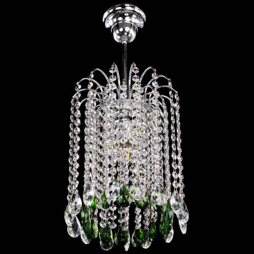 Люстра Зима капель журавлик розовая в Симферополе Гусь Хрустальный